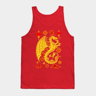 Dragon Happy Chinese New Year Celebration Tank Top